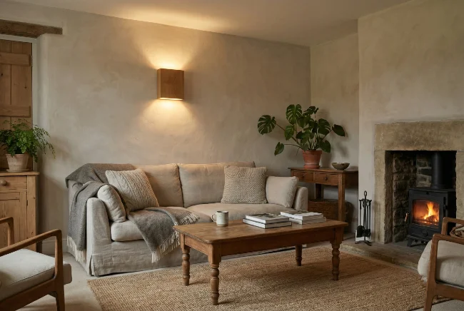 Quercus Igual in een warm interieur